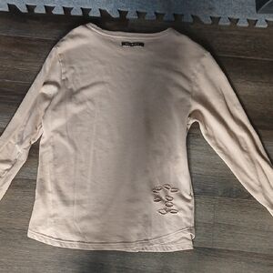 Alphalete Tan Long Sleeve Shirt